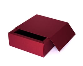 Darilna škatla z magnetnim pokrovom v bordo barvi
