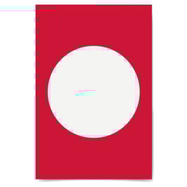 Set 10 praznih kartic "blanko" - rdeče