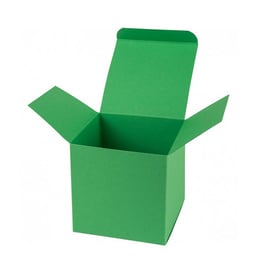 Darilna škatlica - Cube M - v zeleni barvi / mint