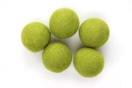 Set 5 velikih barvnih kroglic iz filca