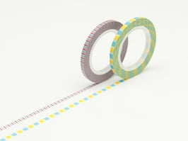 Set dveh 3 mm washi lepilnih trakov - Slim D