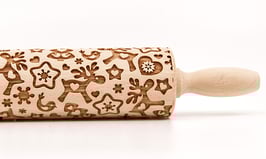 Majhen valjar za testo "Merry Christmas Reindeer"