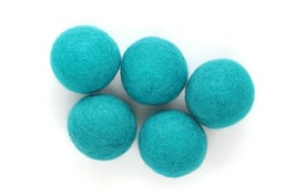 Set 5 velikih barvnih kroglic iz filca