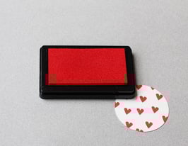 Blazinica z barvo - rdeča