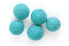 Set 5 velikih barvnih kroglic iz filca