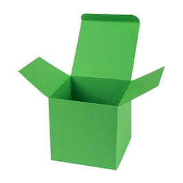 Darilna škatlica - Cube M - v svetlo zeleni barvi / apple