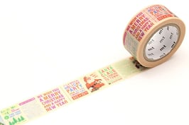 Washi lepilni trak - Christmas News