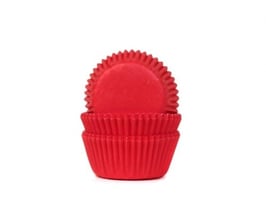 MINI papirčki za mafine - rdeči
