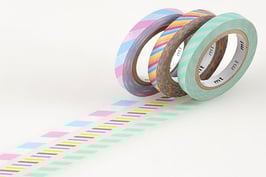 Set washi lepilnih trakov - Slim twist cord A