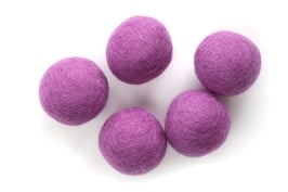 Set 5 velikih barvnih kroglic iz filca