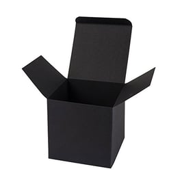 Darilna škatlica - Cube M - v črni barvi
