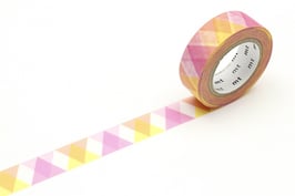Washi lepilni trak - Triangle and diamond pink
