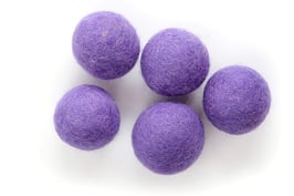 Set 5 velikih barvnih kroglic iz filca