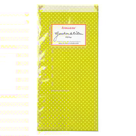 Papirnate vrečice - zelene z belimi pikicami