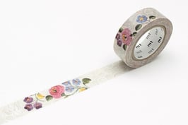 Washi lepilni trak - lace kalocsa