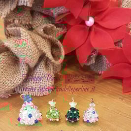 KIT Natale Swarovski Ciondolo Albero di Natale