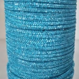 Cordino Strass 4mm Azzurro 1 metro