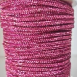 Cordino Strass 4mm Fucsia 1 metro