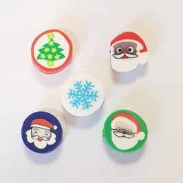 Pasta Polimerica Perline Natale MIX 9mm