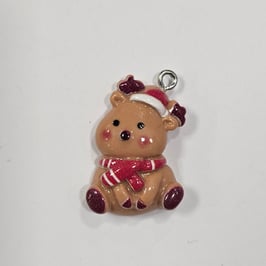 Ciondolo Natale Renna 18x30mm