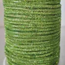 Cordino Strass 4mm Verdino 1 metro