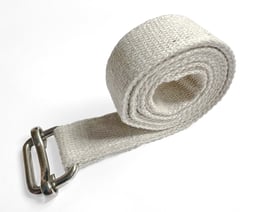Yoga Knie- oder Zehengurt 75 x 2,5 cm mit Schiebeverschluss