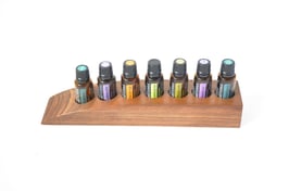 Walnussholz Design Display Doterra für 7 ätherische Öle 15 ml Fl. Nr.17