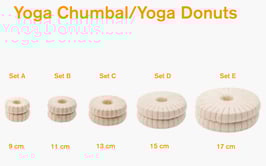 Yoga Chumbals/Donuts in fünf Größen