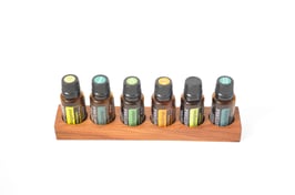 Curupayholz Design Display Doterra für 6 ätherische Öle 15 ml Fl. Nr.3