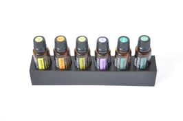 Ebenholz Design Display Doterra für 6 ätherische Öle 15 ml Fl. Nr.3