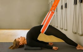 Sirsasana Yoga Gurtband/Yoga Inversion Set Orange und Rot