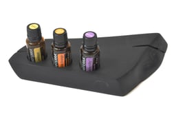 Mooreichenholz Design Display Doterra für 3 ätherische Öle 15 ml Fl. Nr.7