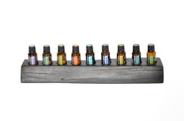 Mooreichenholz Design Display Doterra für 9 ätherische Öle 15 ml Fl. Nr.1