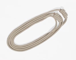 Yoga Seile/Taue grauweiß Iyengar