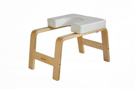 Kopfstandhocker/Kopfstandbank weiß yogawood