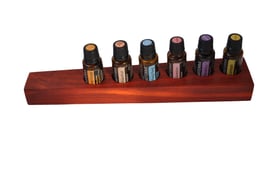 Padoukholz Design Display Doterra für 6 ätherische Öle 15 ml Fl. Nr.1