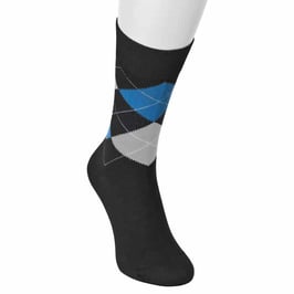 Silbersocken Klassik Argyll  Country-Blue | Best4Feet