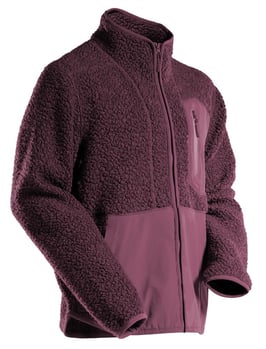 22303-682 Faserpelz Jacke mit Reißverschluss