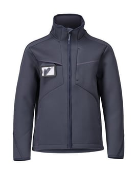 22085-662-010 Softshell Jacke Farbe schwarzblau