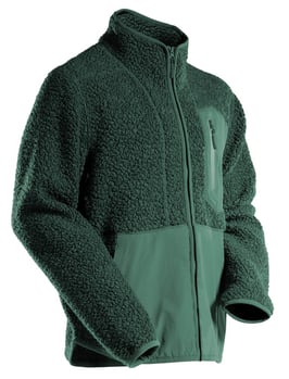 22303-682 Faserpelz Jacke mit Reißverschluss