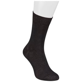Silber Businesssocken mit Baumwolle Farbe schwarz