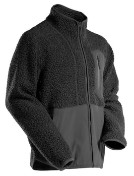 22303-682 Faserpelz Jacke mit Reißverschluss