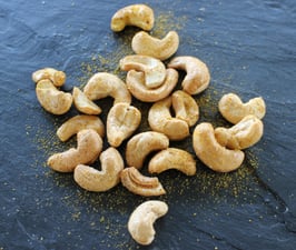 Geröstete Cashews mit Curry