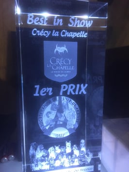 Gravure 3D pour chien sur porte clé