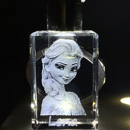 Porte-clé gravure 3D