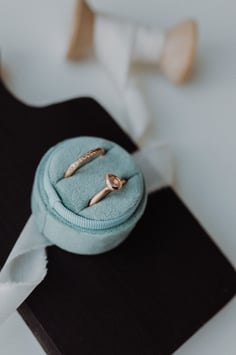 Ringbox rund, Farbe SALBEI