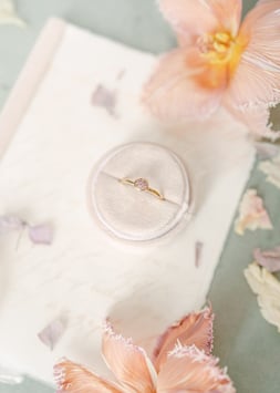 Ringbox rund, Farbe PUDER