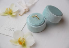 Ringbox rund, Farbe MINT, glänzend