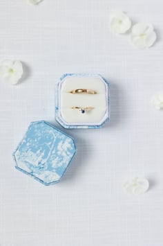 Toile de jouy - blau