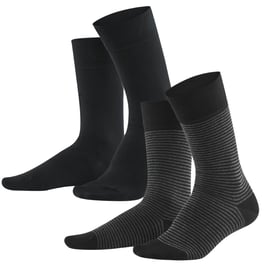 Living Crafts Socken 2er Pack schwarz/anthrazit
